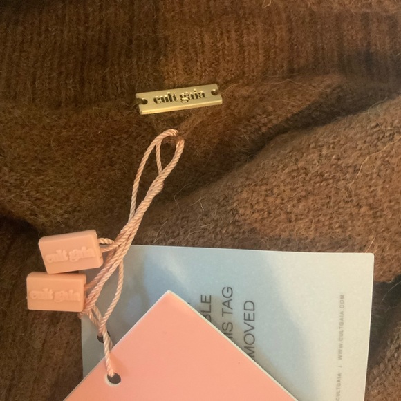 NWT Cult Gaia Sophie Sweater Dress Size L $430 - Picture 5 of 6